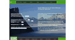 Desktop Screenshot of dav-mittenwald.de